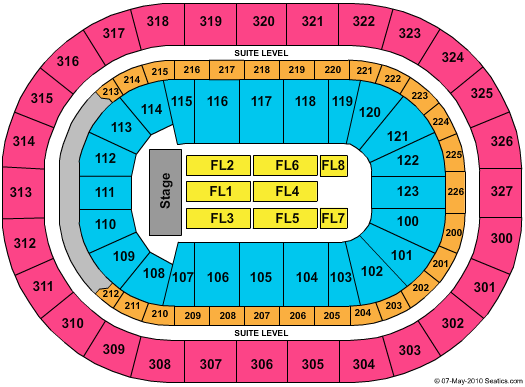 KeyBank Center Roger Waters Seating Chart